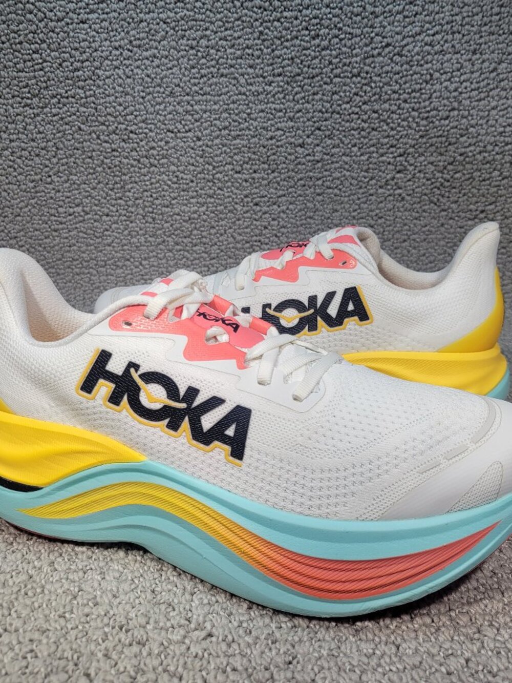 Hoka One One Skyward X Women's Size 10.5B Blanc De Blanc Swim Day 1147912 BSW - Picture 8 of 11